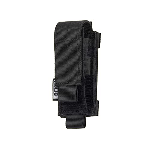 OneTigris - Práctica bolsa de herramientas Molle - Cinturón para navaja - Cartuchera para pistola, color Negro , tamaño Verstellbare Höhe:13-15cm