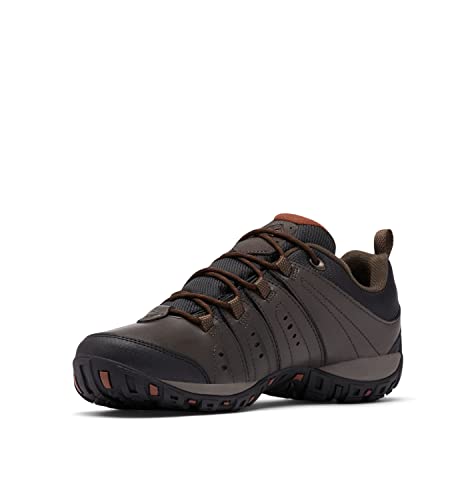 Columbia Woodburn 2 Waterproof (Impermeable) Zapatos de Senderismo Bajos Hombre, Marrón (Cordovan x Cinnamon), 46 EU