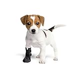 Grande Finale Calcetines de protección y recuperación, transpirables, para perro, gato, 100 % Softshell – protección de lesiones, Stop Léchage (3(M)-6cm (2,4 pulgadas) H-12cm, negro)