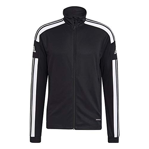 adidas SQ21 TR JKT Jacket, Mens, Black/White, L