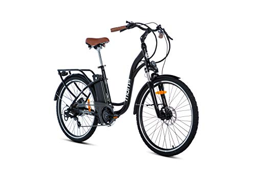 Moma Bikes E-bike 26.2, Bicicleta Unisex Adulto, Negra, 26