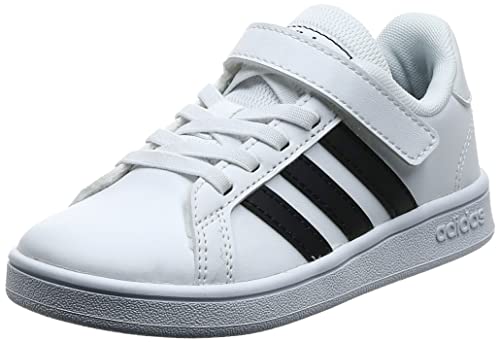 adidas Unisex Infantil Grand Court Sneaker, Cloud White/Core Black/Cloud White, 29 EU