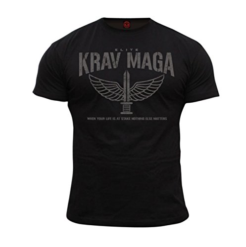Dirty Ray Artes Marciales Krav Maga Elite Camiseta Hombre DT36 (L)
