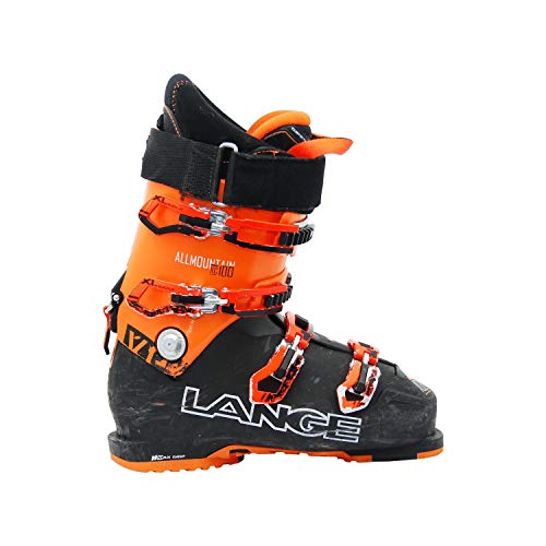 LANGE XC 100 Zapato de esquí de Color Naranja Negro Usado