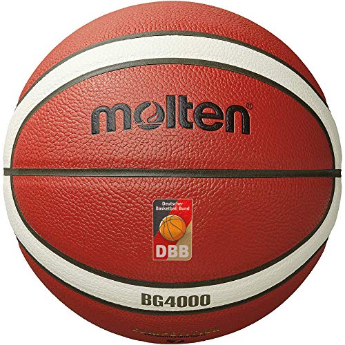 Molten B7G4000-DBB - Balón de Baloncesto, Color Naranja y Marfil