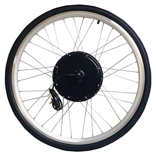 Fetcoi Kit de conversión de bicicleta eléctrica LCD de 36 V, 250 W, rueda delantera, kit completo de conversión de bicicleta eléctrica, kit de conversión de bicicleta eléctrica, control de modo dual
