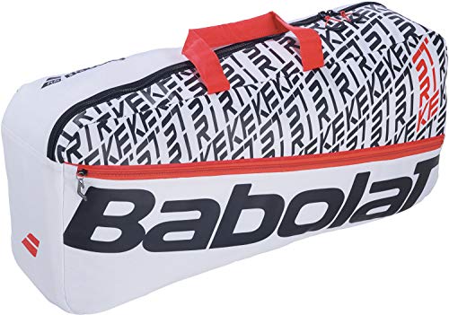 Babolat Duffel M Pure Strike Classic - Bolsa de Deporte para Raqueta de Tenis (4-6), Color Blanco